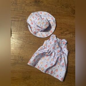 Adorable hot air balloon outfit for 18 inch dolls fits American girl
